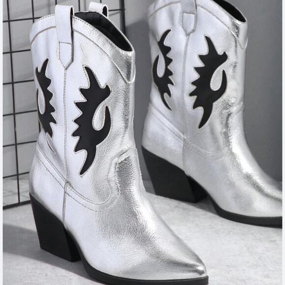 Soda metallic western boots - Picture 6 of 6